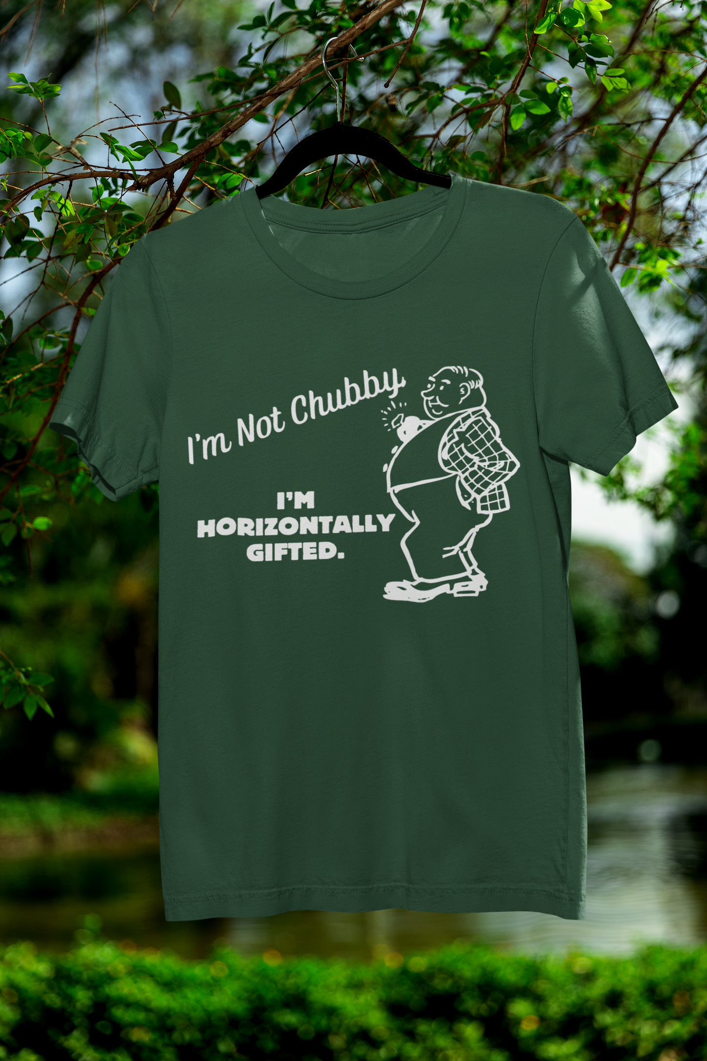 I'm Not Chubby I'm Horizontally Gifted Plus Size T-Shirt